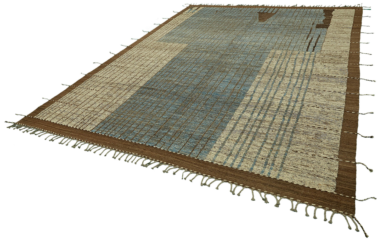 9x12 Brown Modern Tribal Rug - 46227