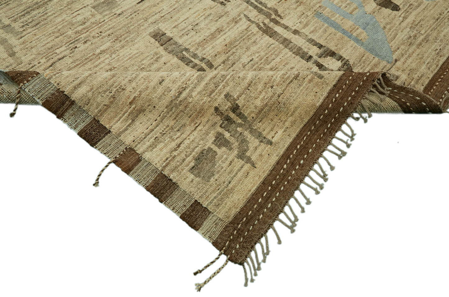 9x12 Beige Modern Tribal Rug - 46229