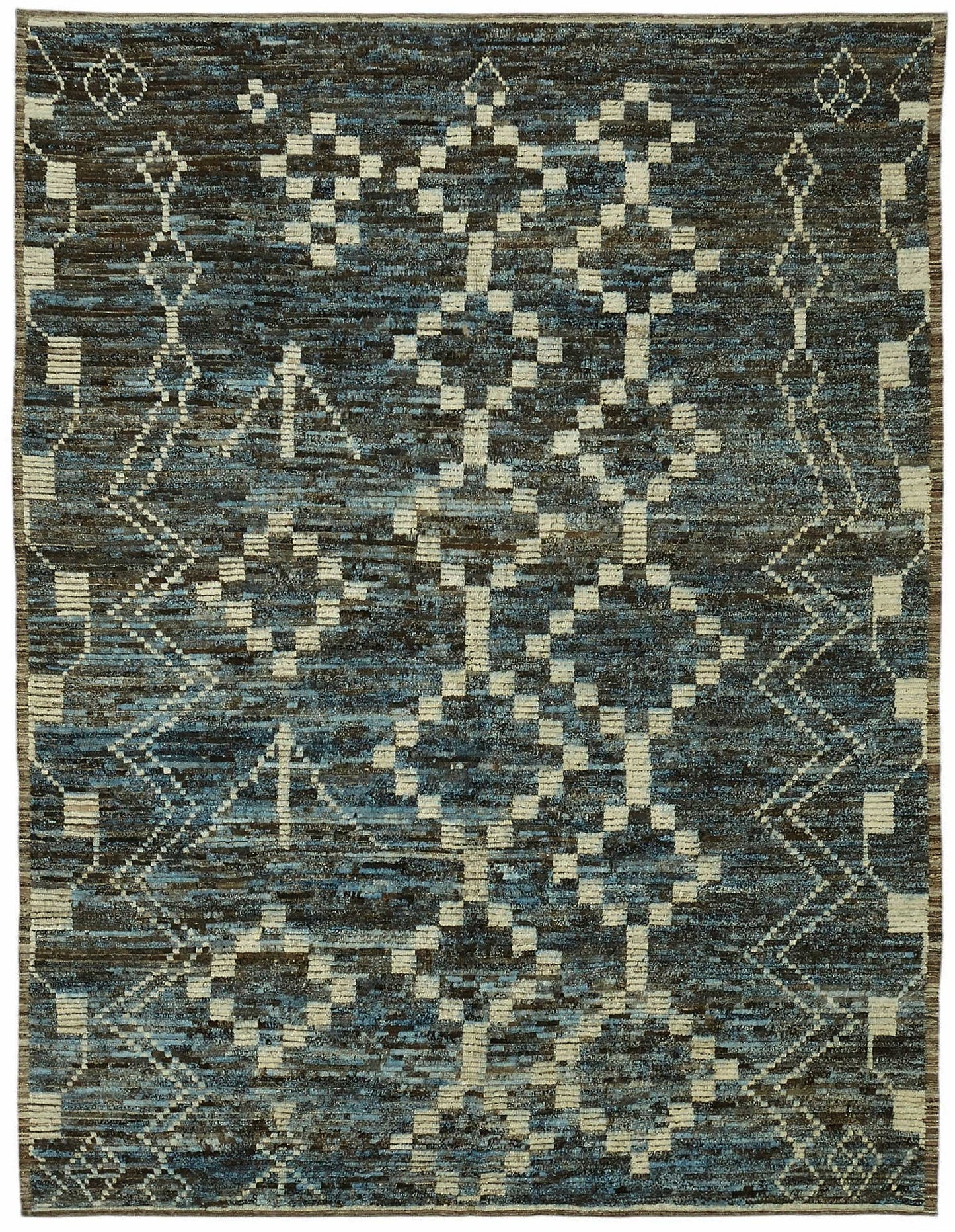 9x11 Contemporary Tribal Area Rugs - 46231