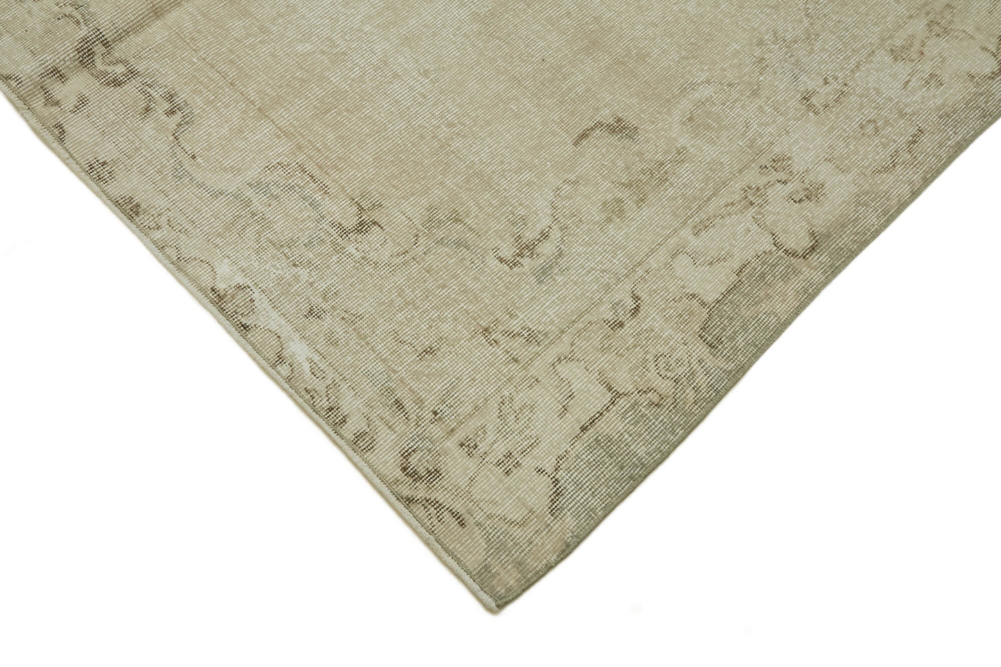 6x8 Beige Turkish Vintage Area Rug - 46377