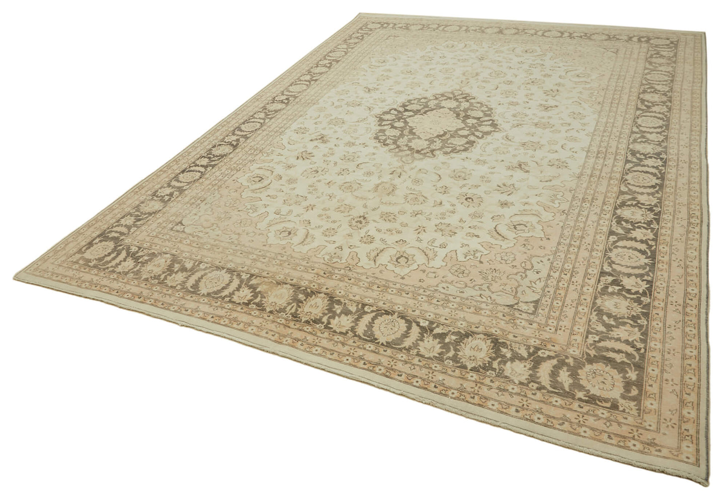 9x12 Beige Vintage Large Area Rug - 46417
