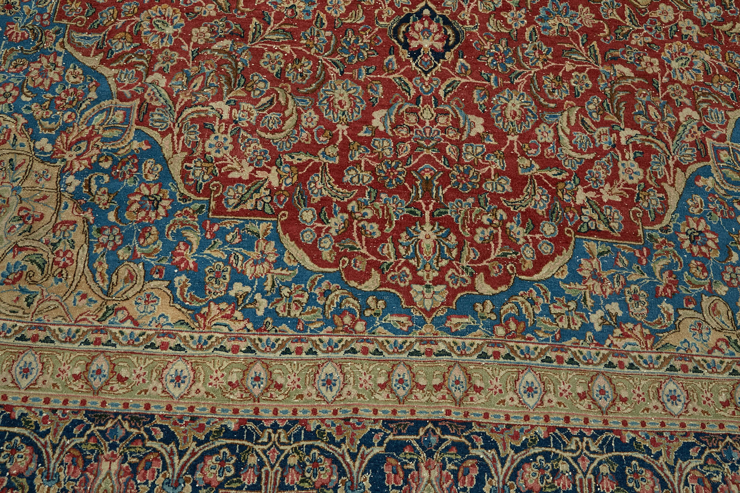 10x14 Beige Vintage Large Area Rug - 46425