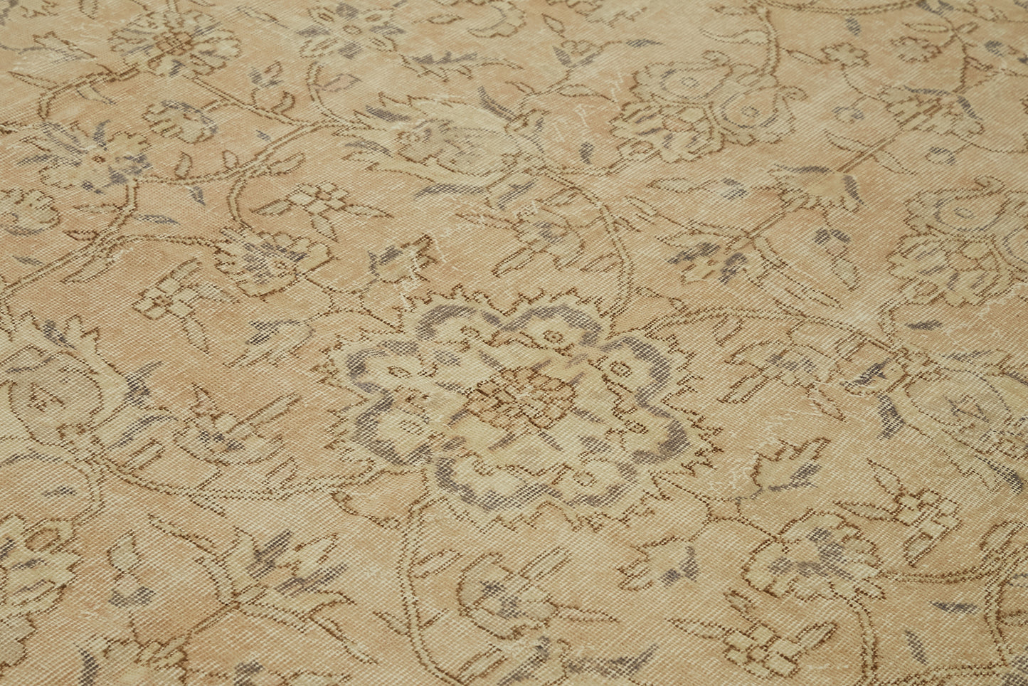 8x11 Beige Vintage Large Area Rug - 46428