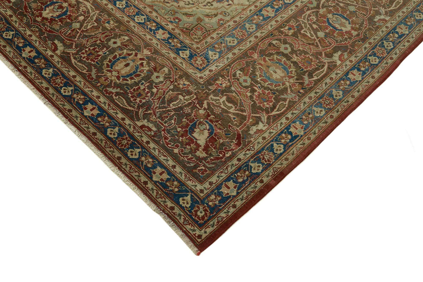 8x12 Beige Vintage Large Area Rug - 46478