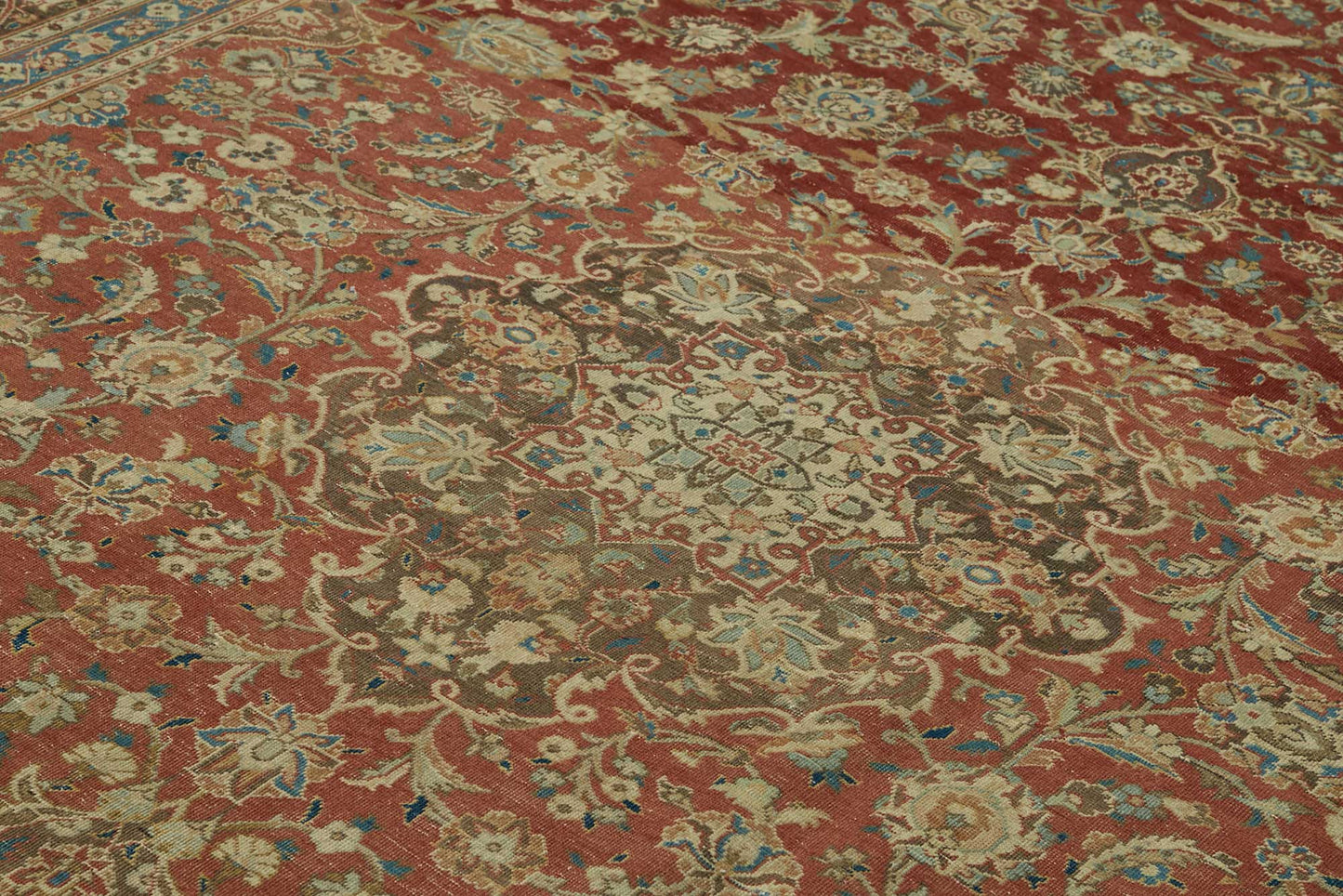 8x12 Beige Vintage Large Area Rug - 46478