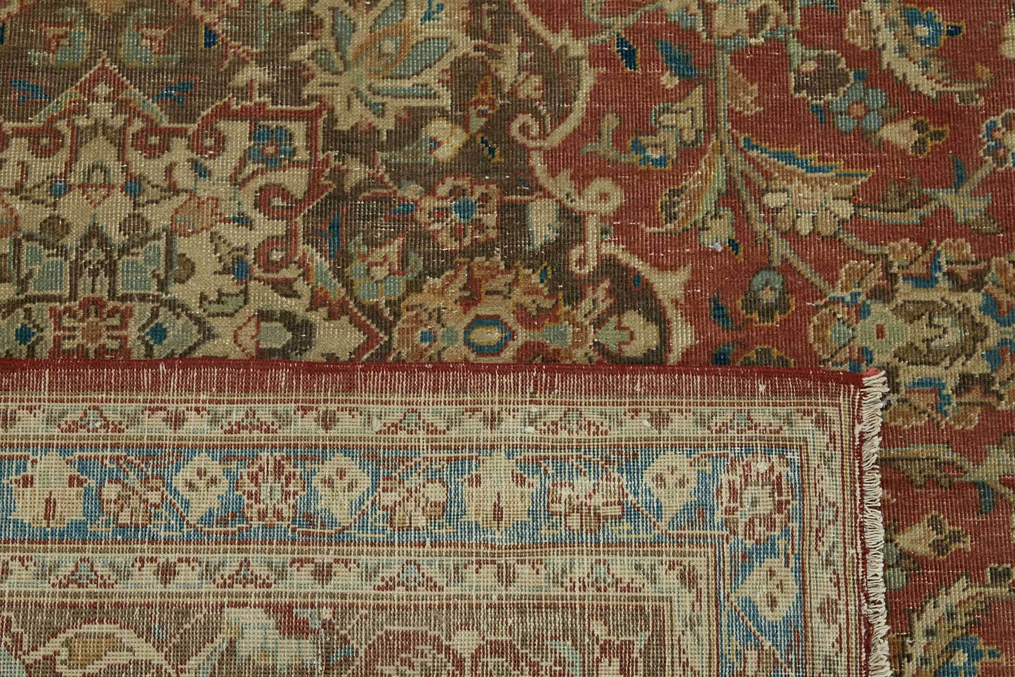 8x12 Beige Vintage Large Area Rug - 46478