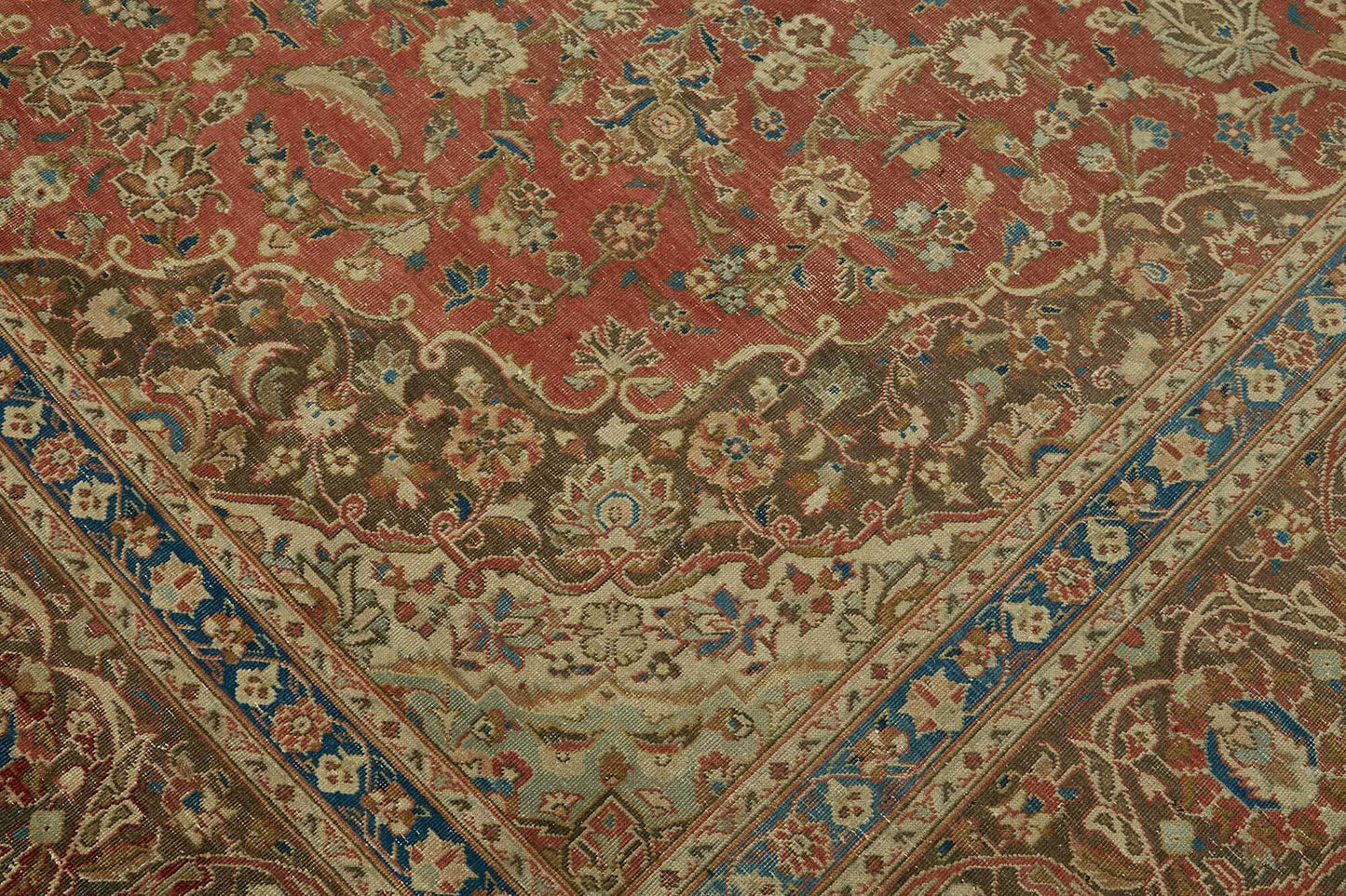 8x12 Beige Vintage Large Area Rug - 46478