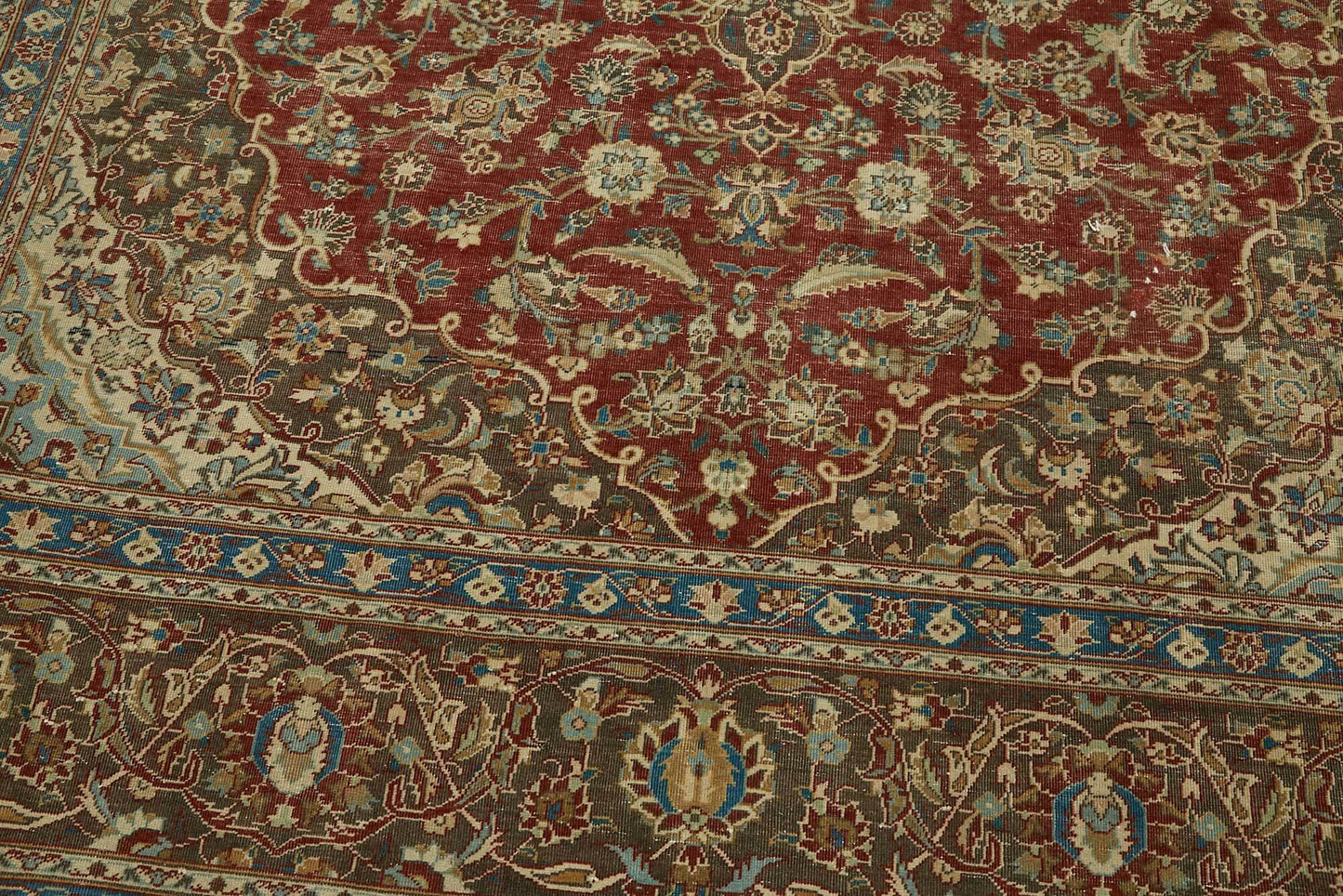 8x12 Beige Vintage Large Area Rug - 46478