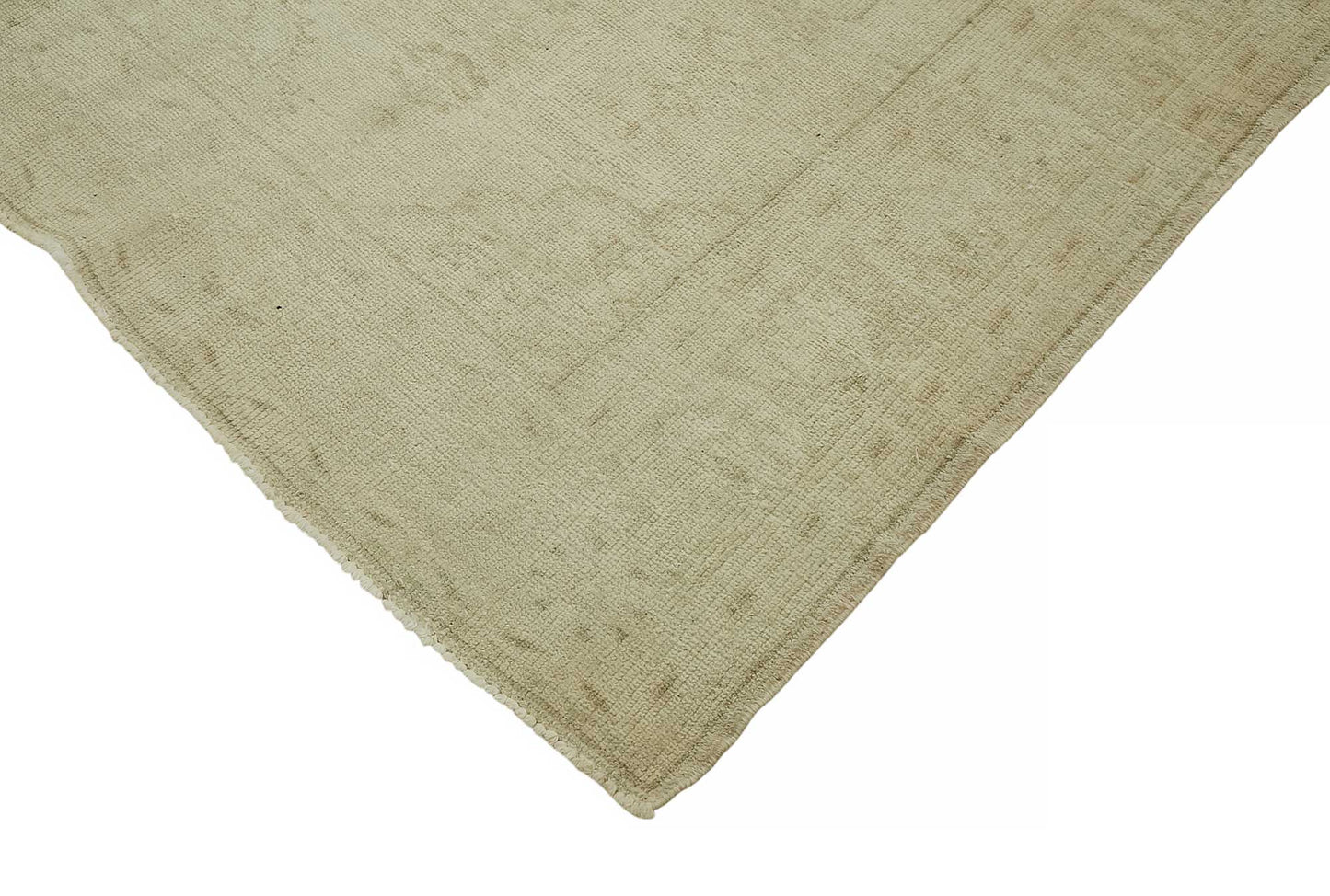 7x10 Beige Turkish Vintage Area Rug - 46508