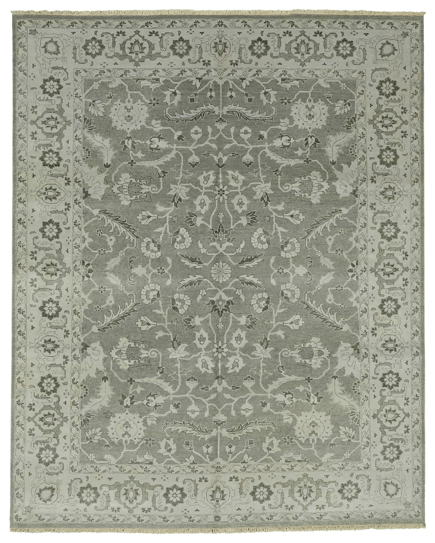 8x10 Blue Oushak Rug - 46535