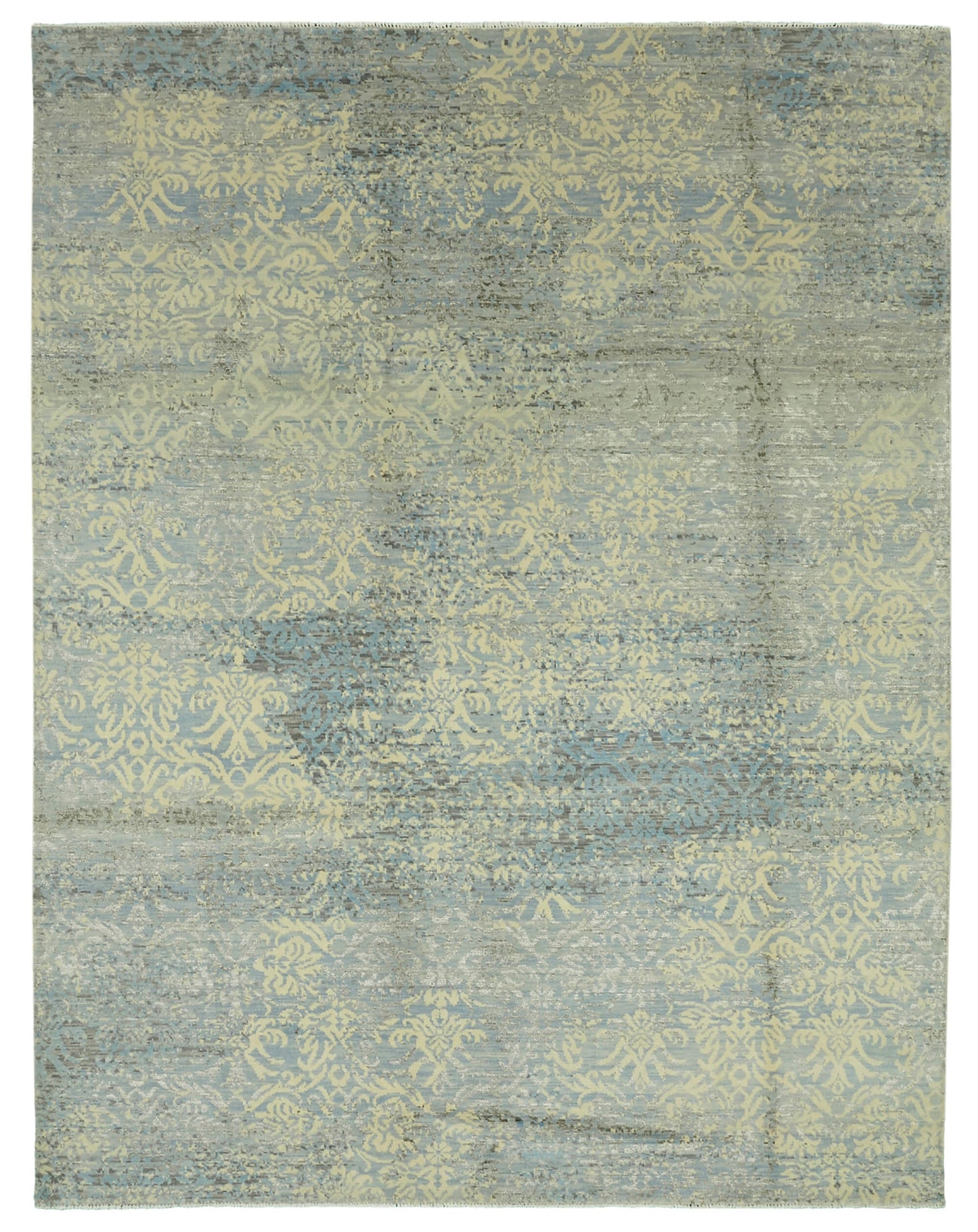 9x12 Blue Oushak Rug - 46546