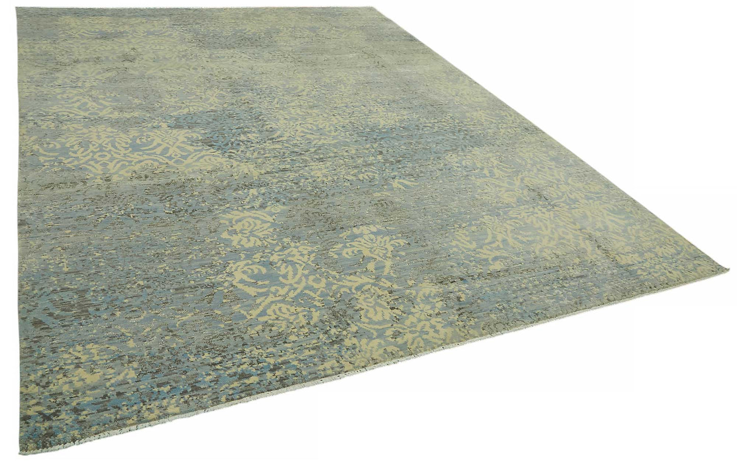 9x12 Blue Oushak Rug - 46546