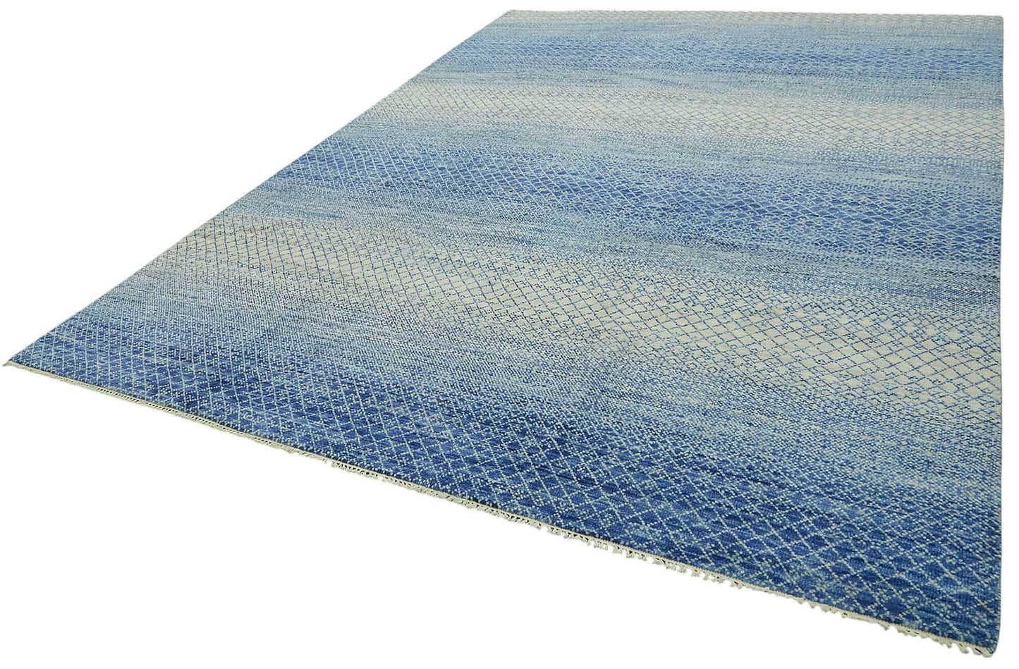9x12 Blue Oushak Rug - 46549