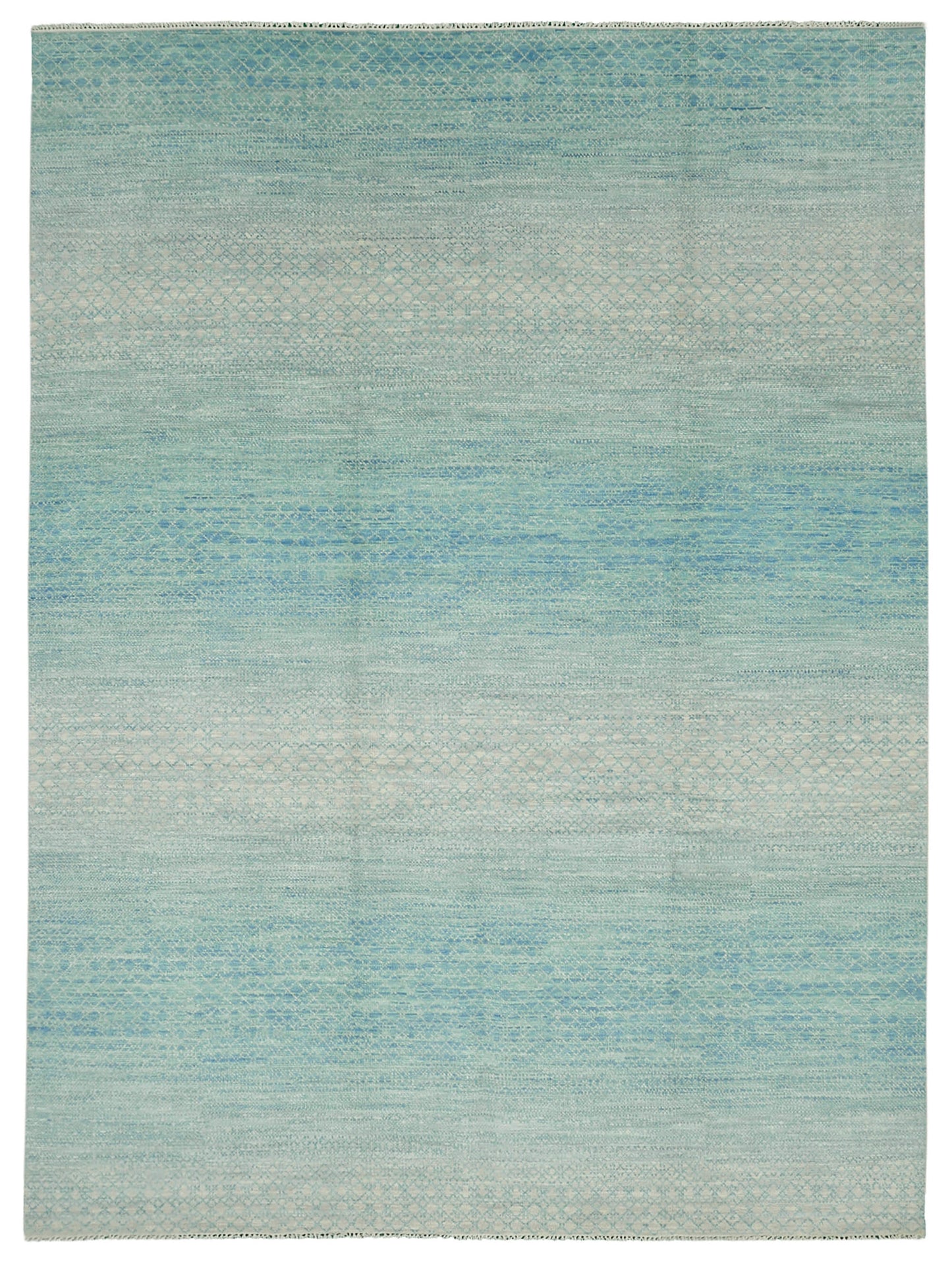 9x12 Blue Oushak Rug - 46551