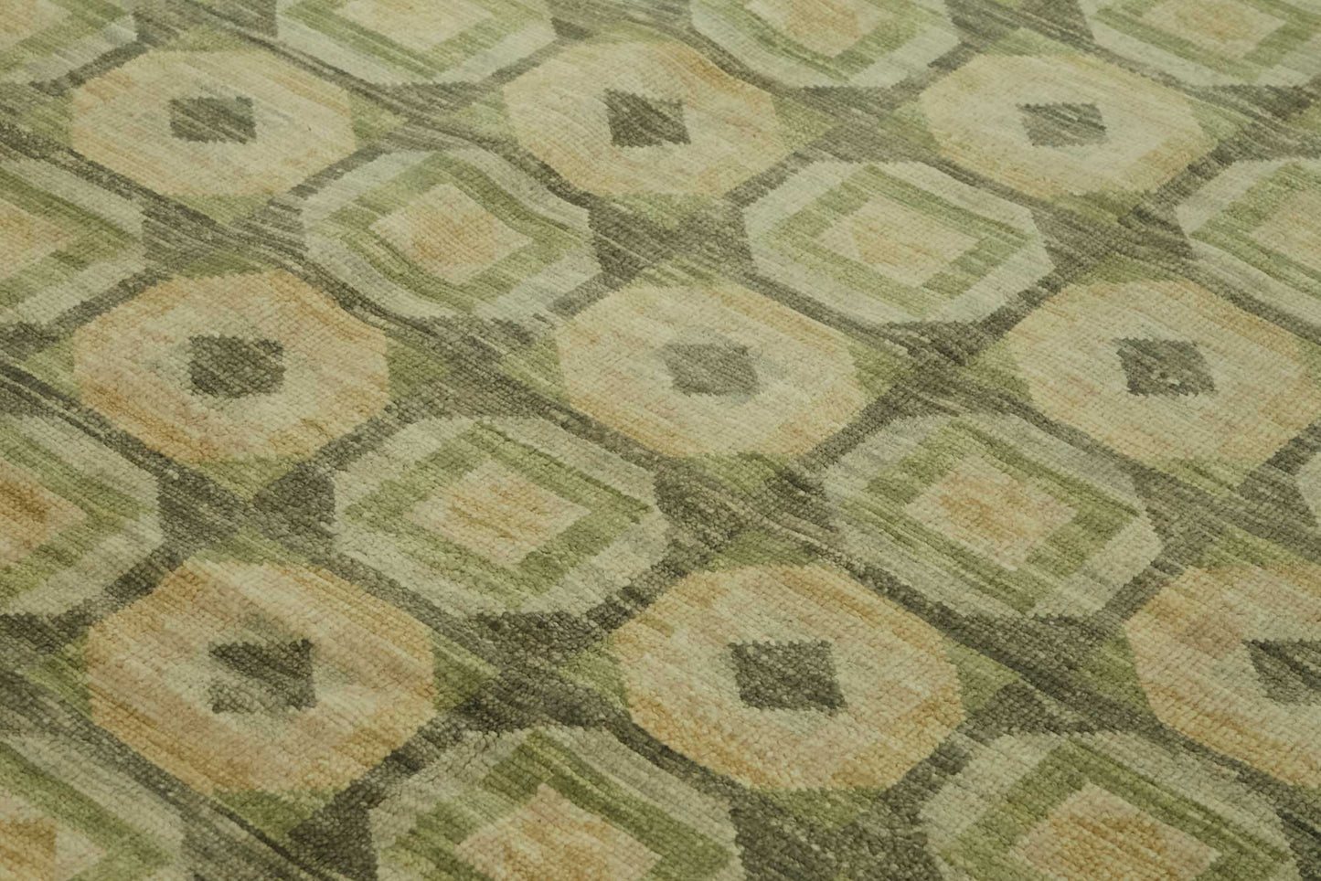 9x11 Beige Oushak Rug - 46552