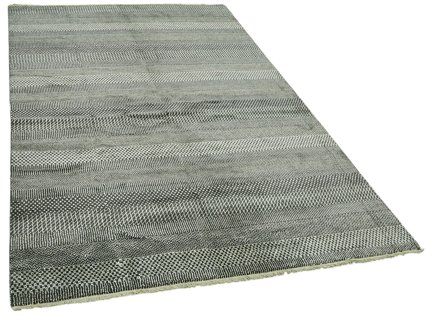 5x8 Grey Oushak Rug - 46587