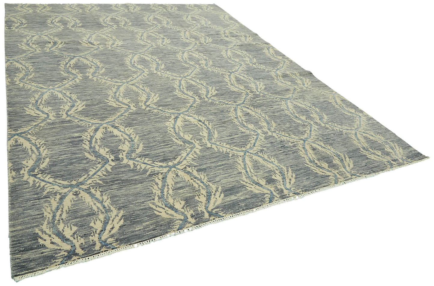 9x12 Blue Oushak Rug - 46596