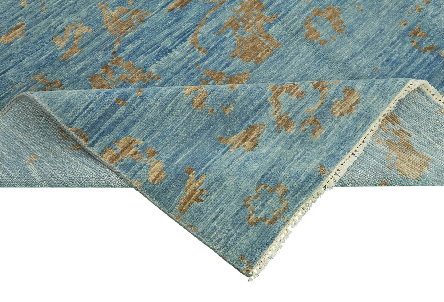 9x12 Blue Oushak Rug - 46602