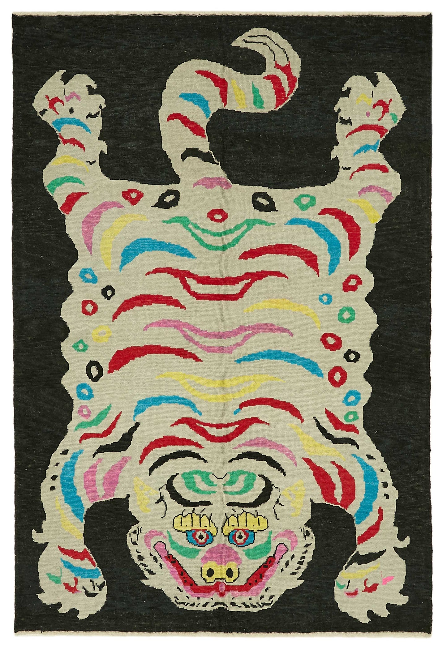 7x10 Hand-Knotted Tiger Oushak Rug - 46676