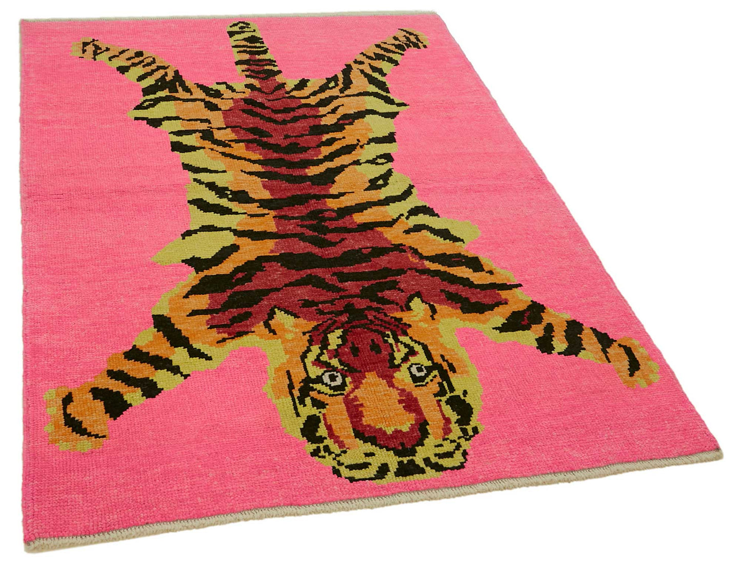 4x6 Hand-Knotted Tiger Oushak Rug - 46686