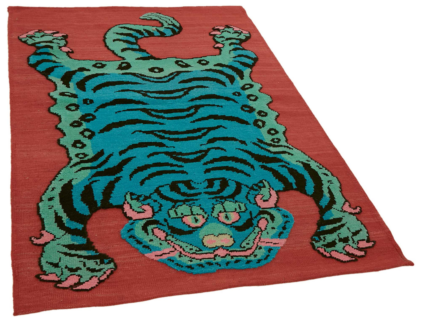 4x6 Hand-Knotted Tiger Oushak Rug - 46689