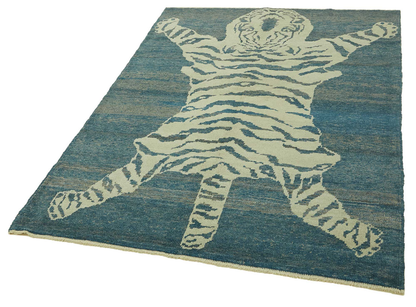 5x6 Hand-Knotted Tiger Oushak Rug - 46691