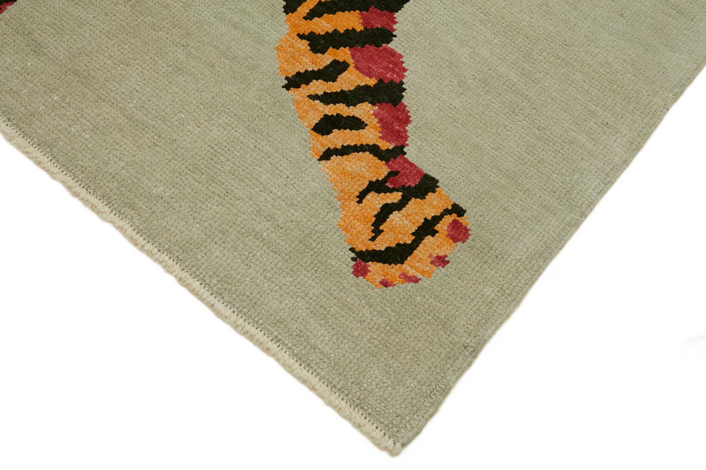 5x8 Hand-Knotted Tiger Oushak Rug - 46692