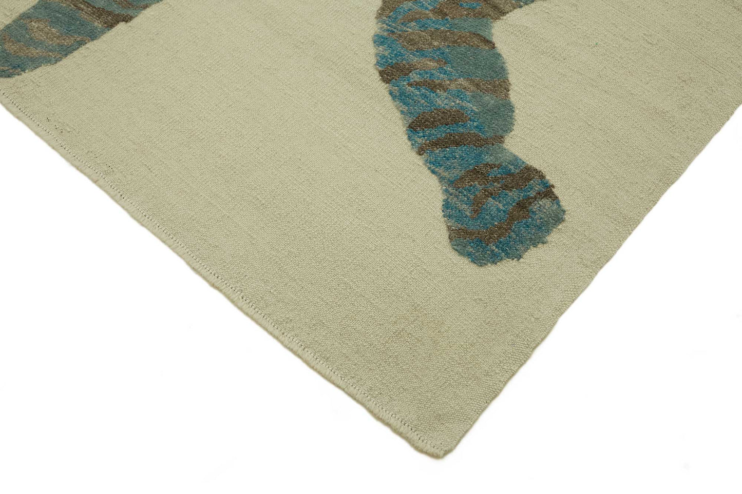 7x9 Hand-Knotted Tiger Oushak Rug - 46698