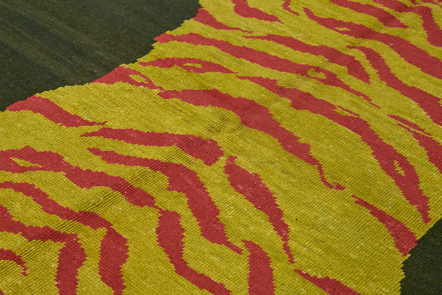 7x11 Hand-Knotted Tiger Oushak Rug - 46703