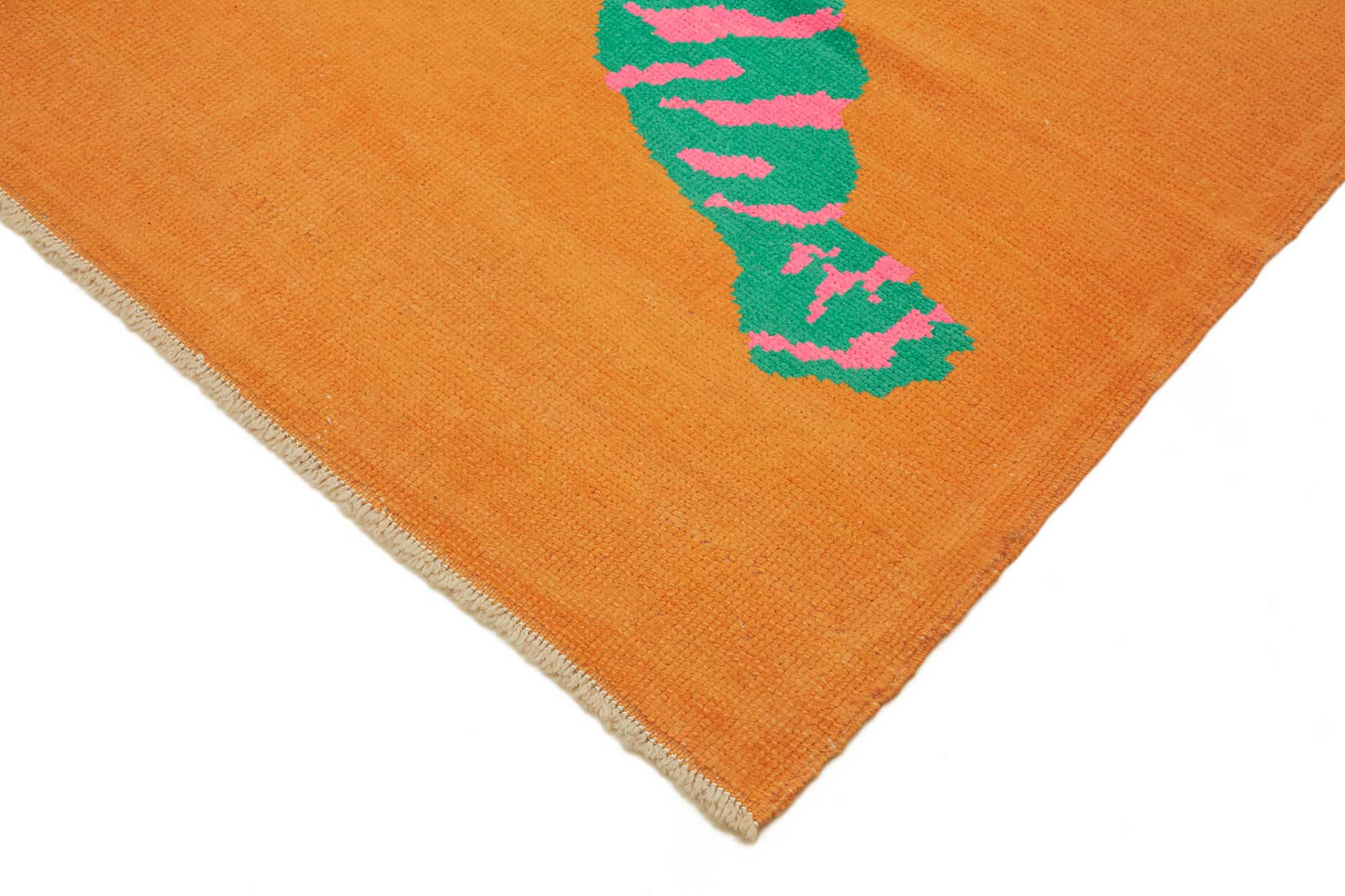 7x11 Hand-Knotted Tiger Oushak Rug - 46706