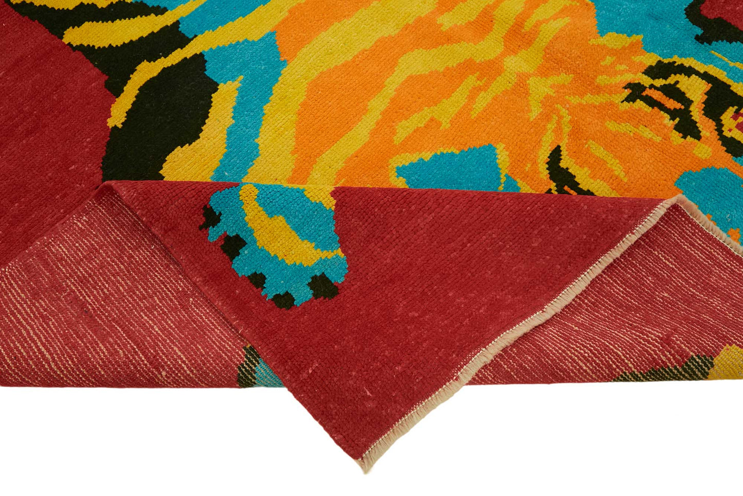 7x10 Hand-Knotted Tiger Oushak Rug - 46708