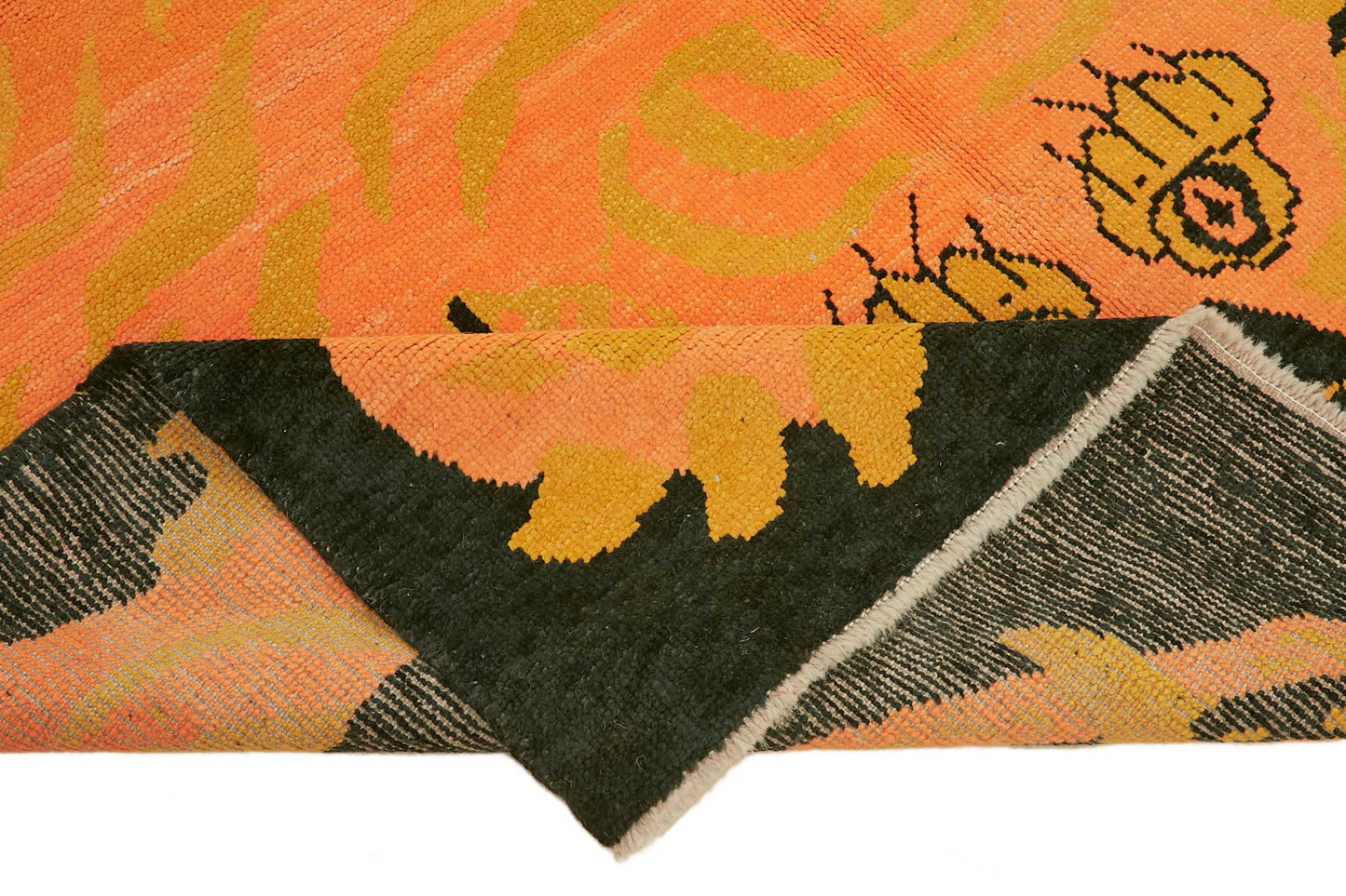 7x11 Hand-Knotted Tiger Oushak Rug - 46714