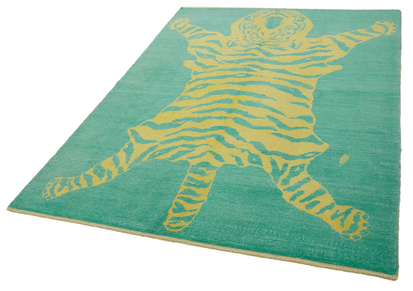 6x8 Hand-Knotted Tiger Oushak Rug - 46717