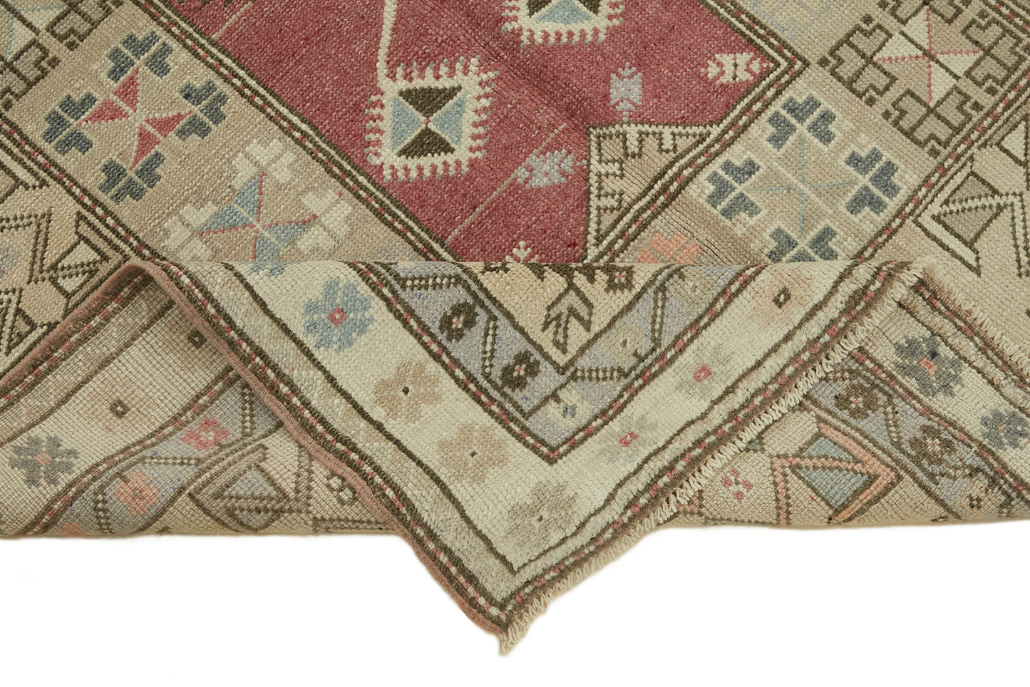 4x7 Vintage Handmade Anatolian Rug Rug - 46736