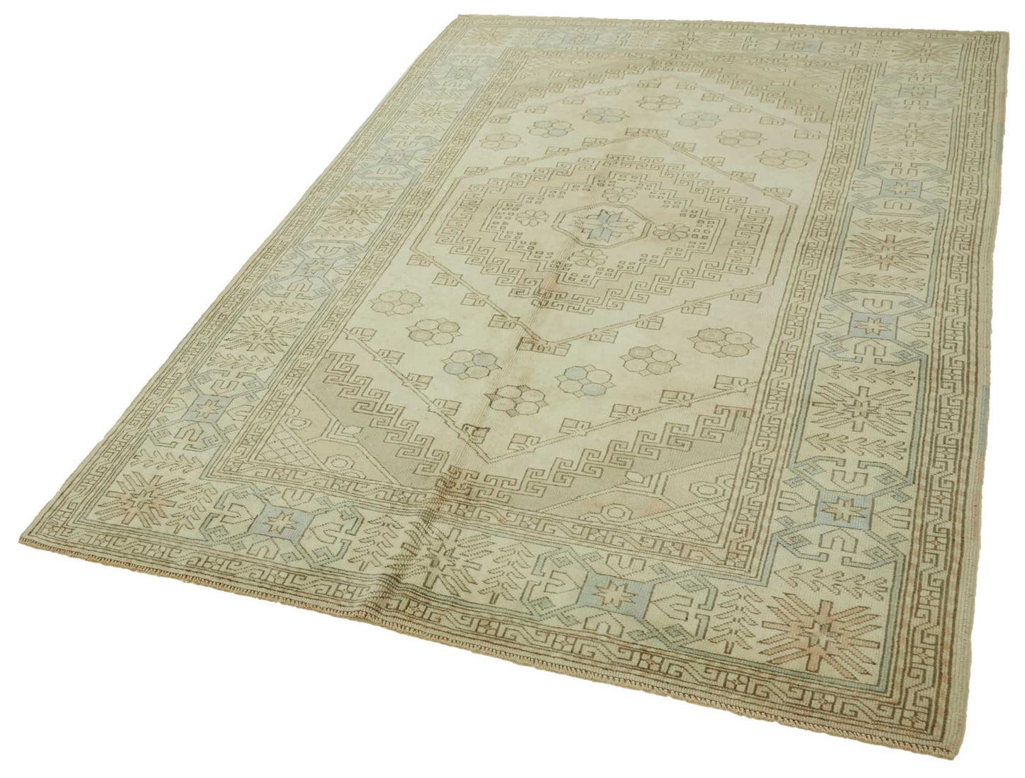 5x8 Vintage Handmade Anatolian Rug - 46800