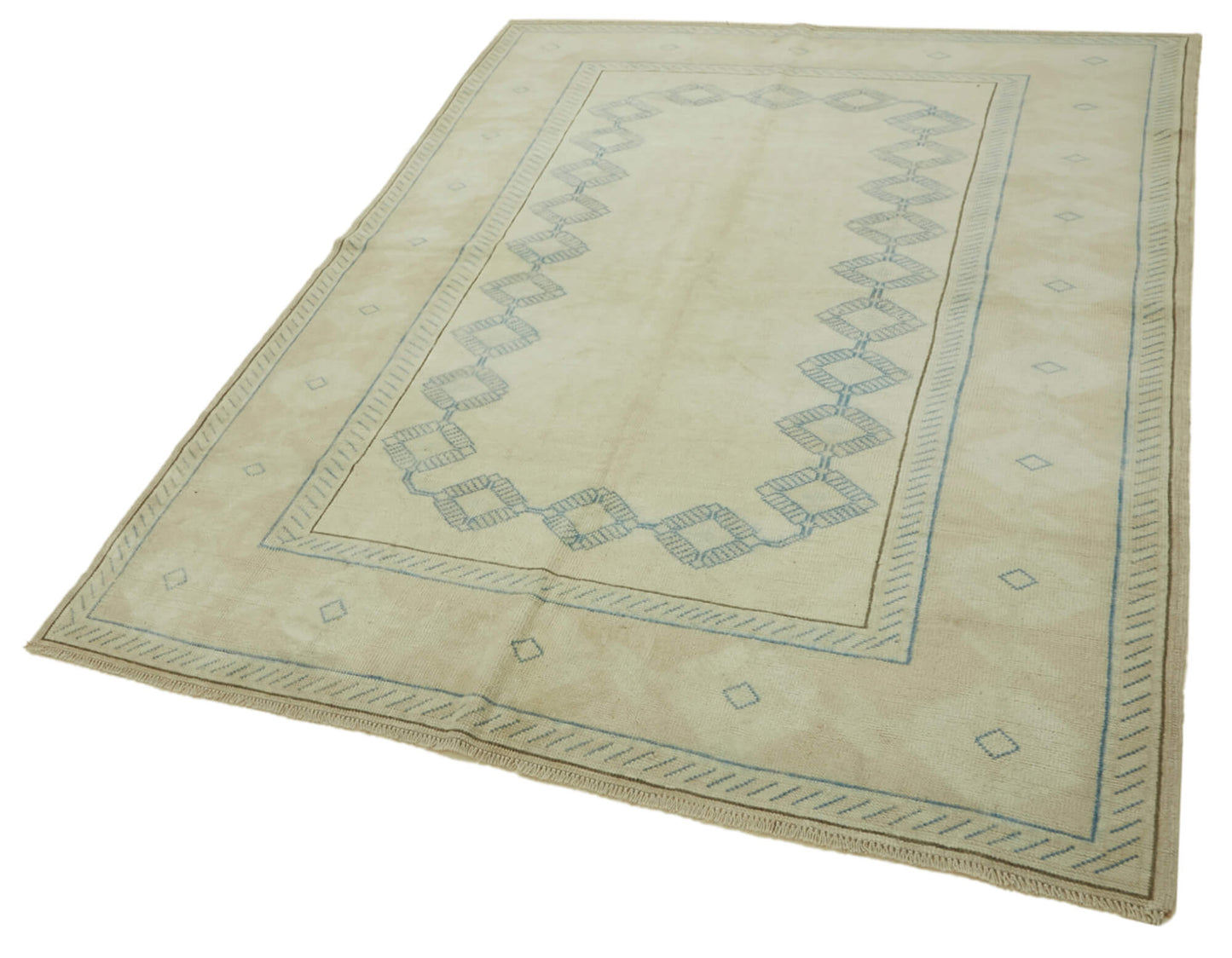 6x8 Vintage Handmade Anatolian Rug - 46804