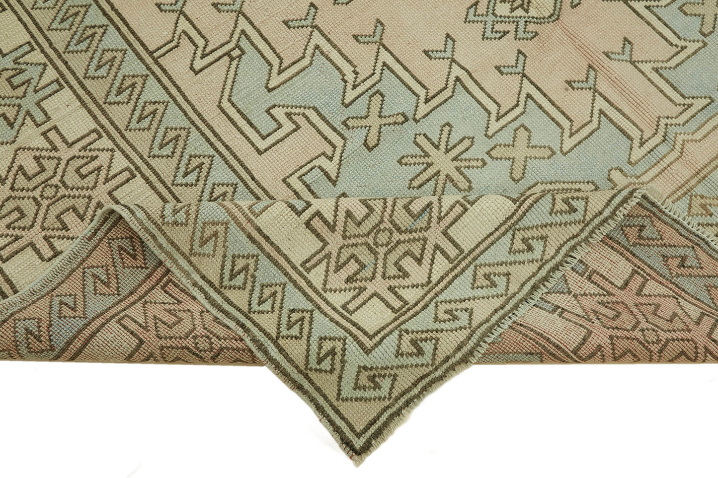 7x9 Vintage Handmade Anatolian Rug - 46807