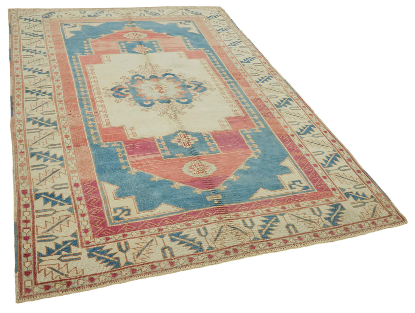6x9 Vintage Handmade Anatolian Rug - 46838