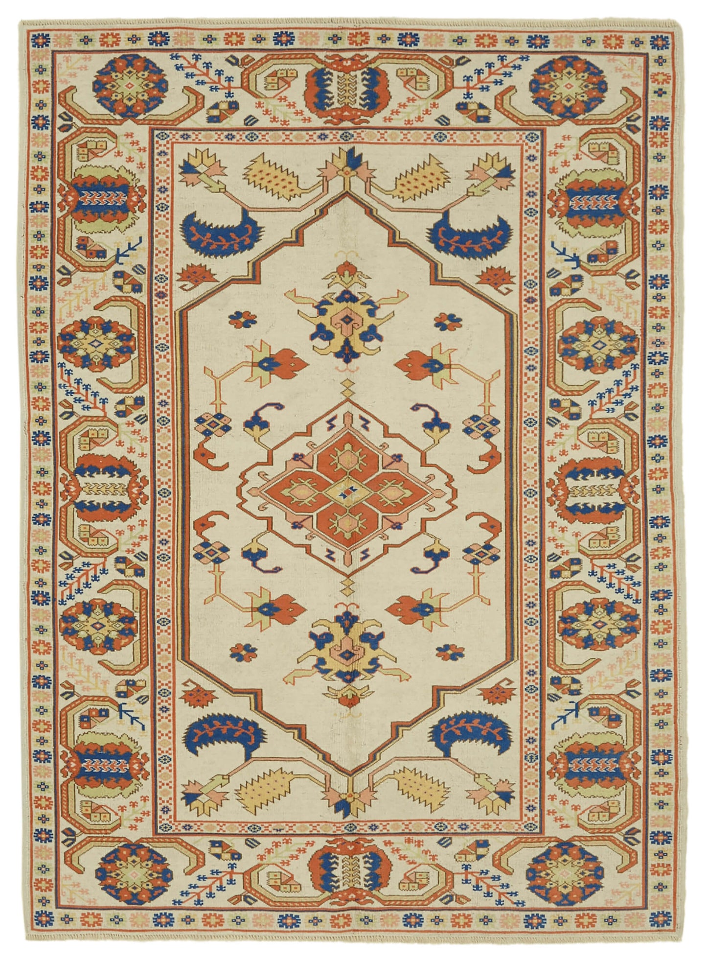 6x8 Vintage Handmade Anatolian Rug - 46840