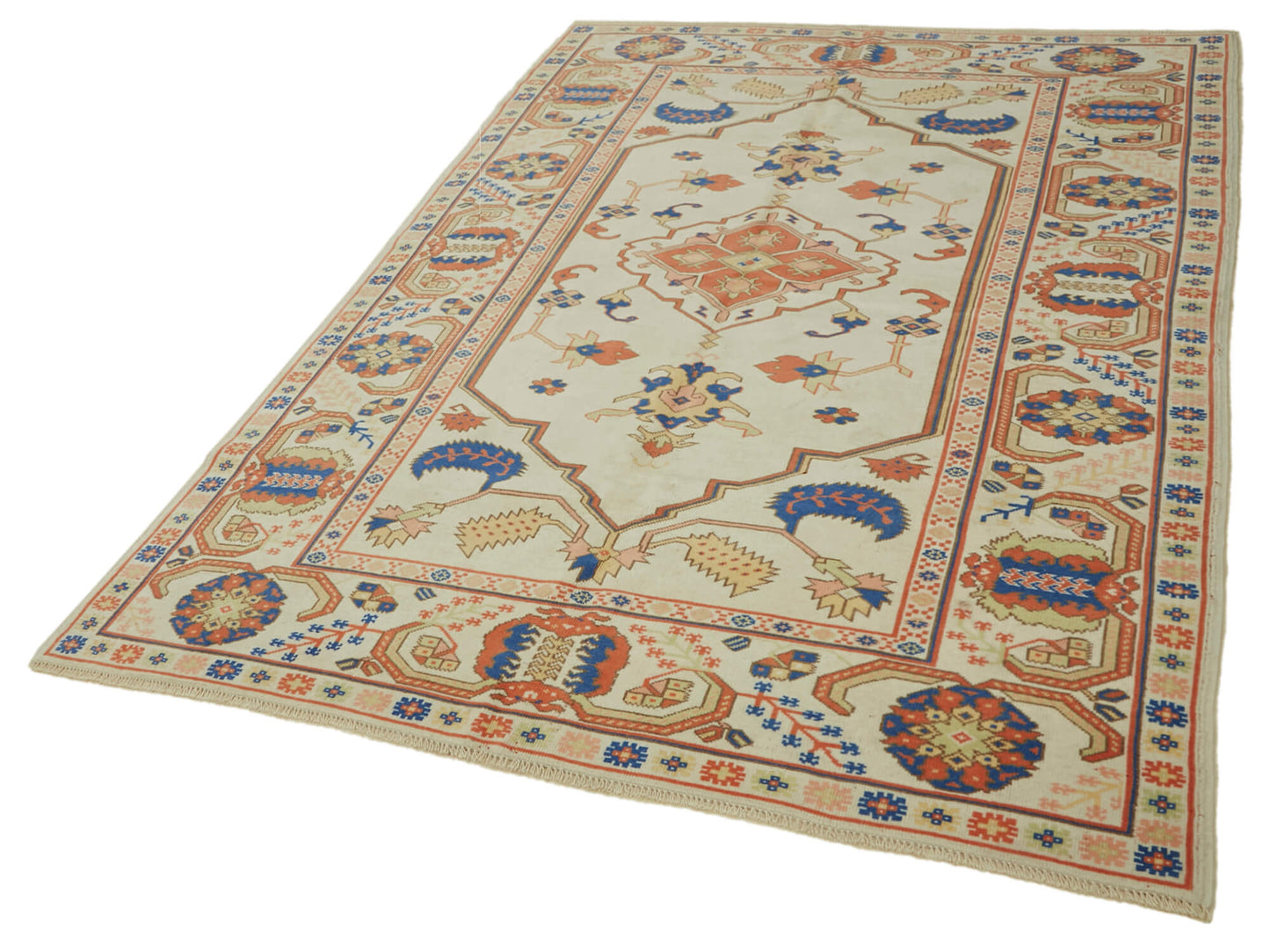 6x8 Vintage Handmade Anatolian Rug - 46840