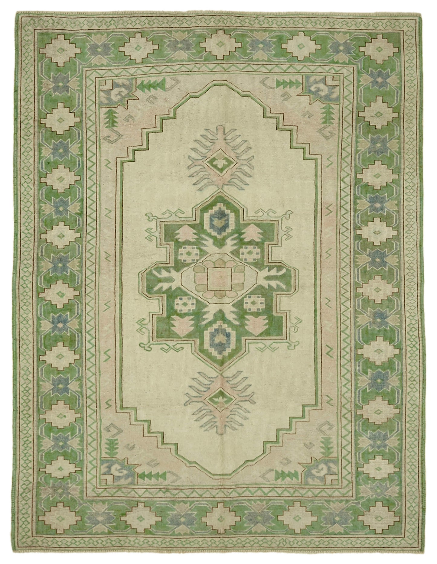 6x8 Vintage Handmade Anatolian Rug - 46846