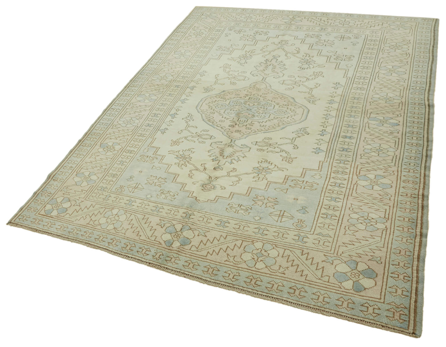 7x10 Vintage Handmade Anatolian Rug - 46848