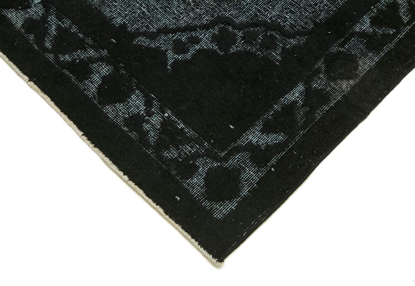 5x12 Vintage Hand-Carved Turkish Rug - 46865