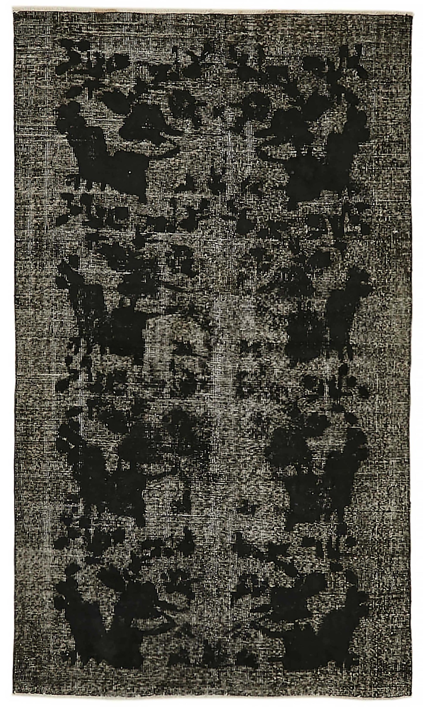 4x6 Vintage Hand-Carved Turkish Rug - 46882