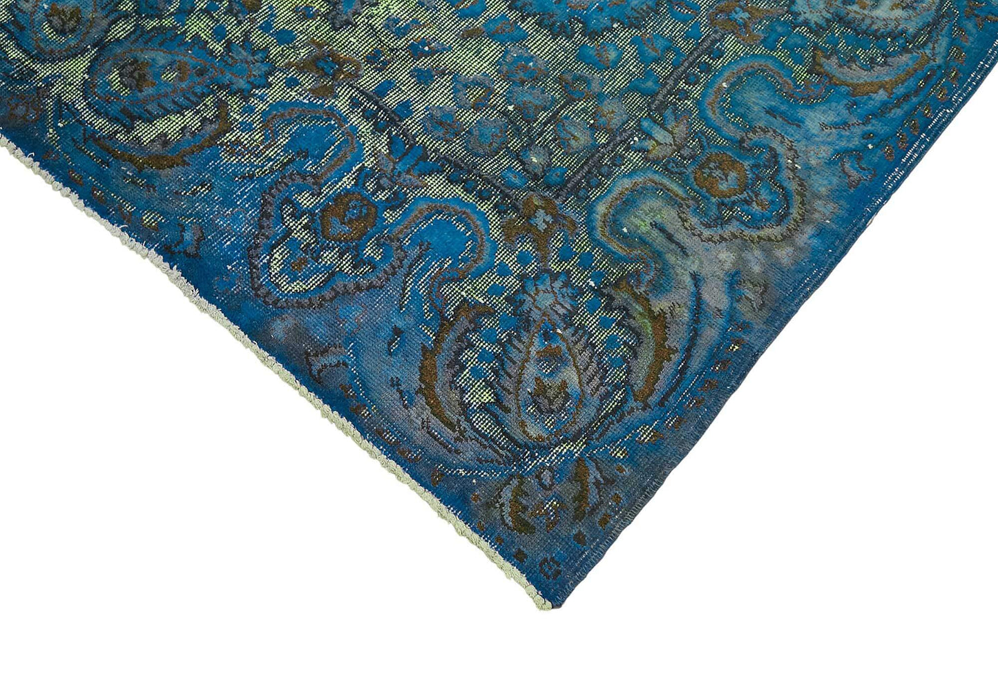 6x9 Vintage Hand-Carved Turkish Rug - 46892