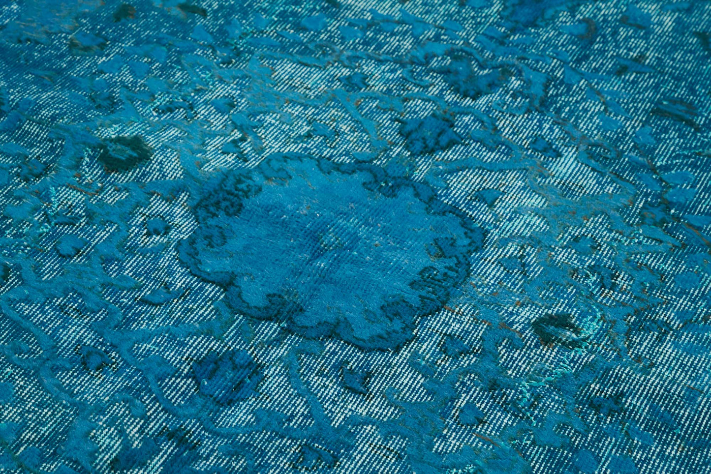 5x9 Vintage Hand-Carved Turkish Rug - 46918