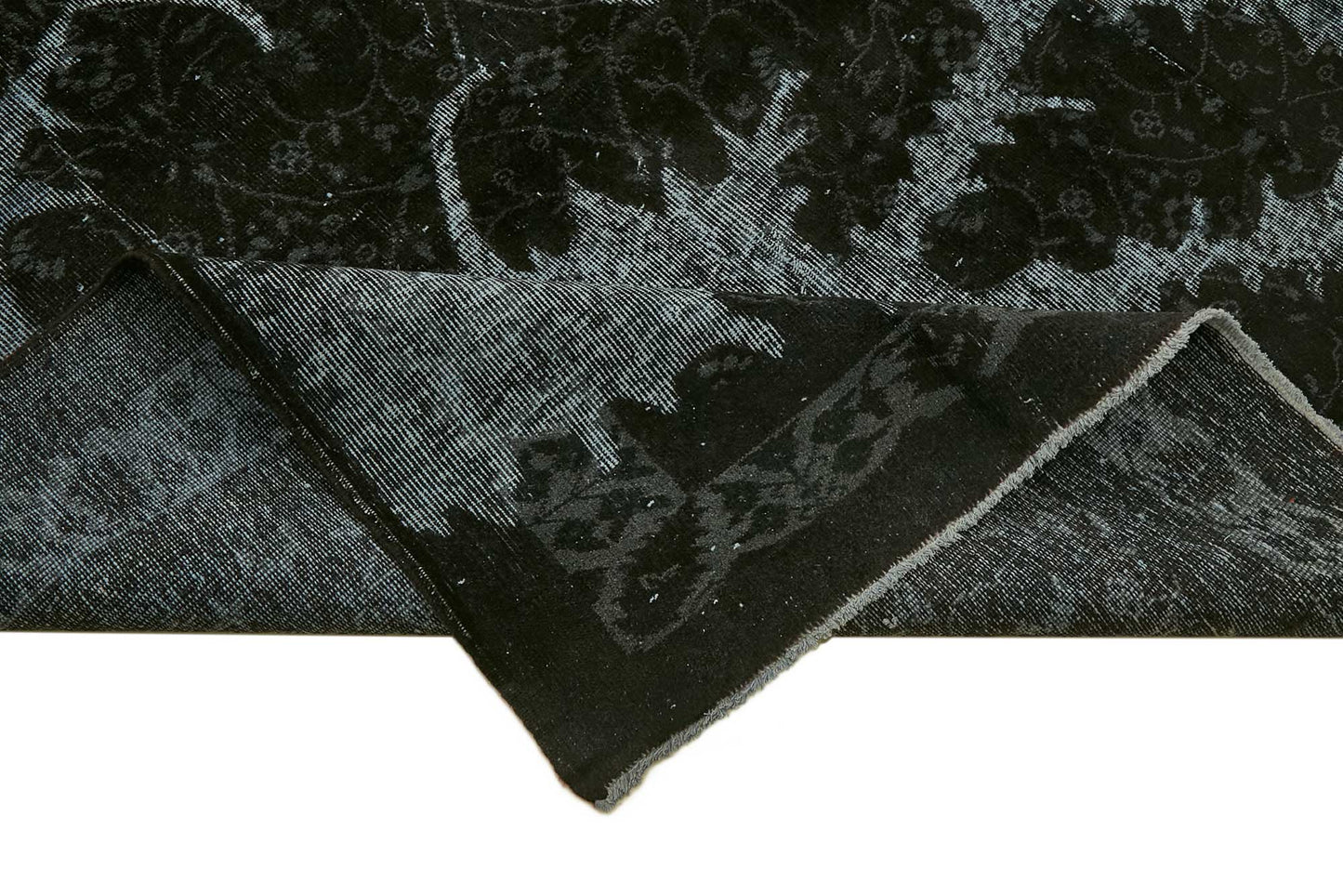 7x10 Vintage Hand-Carved Turkish Rug - 46927