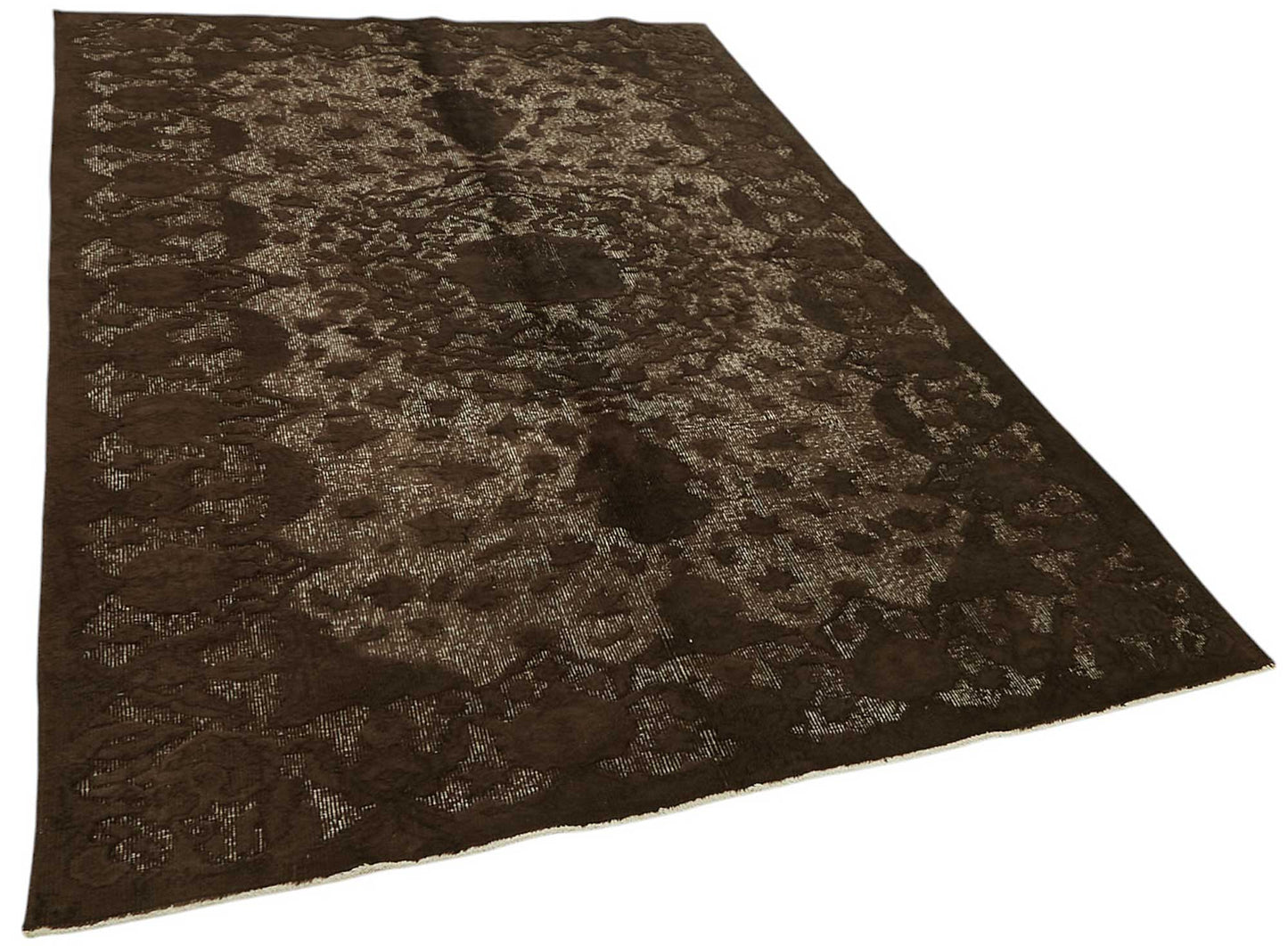 5x9 Vintage Hand-Carved Turkish Rug - 46935