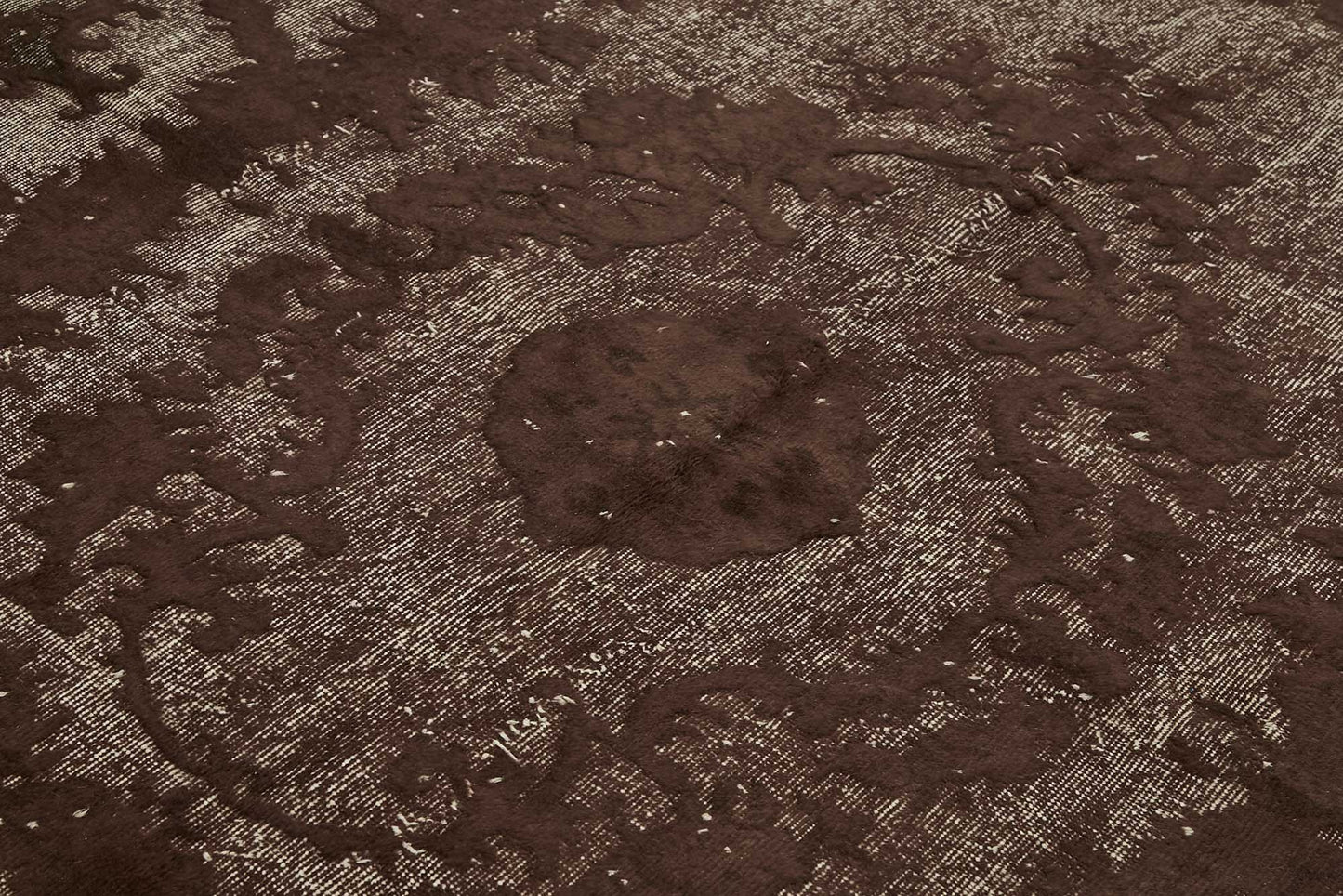 7x10 Vintage Hand-Carved Turkish Rug - 46969