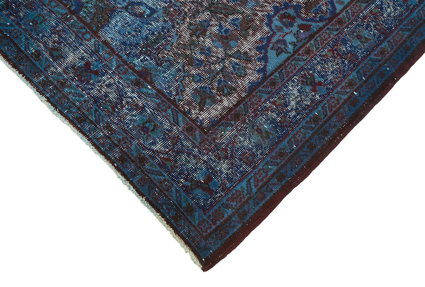 5x9 Vintage Hand-Carved Turkish Rug - 46971